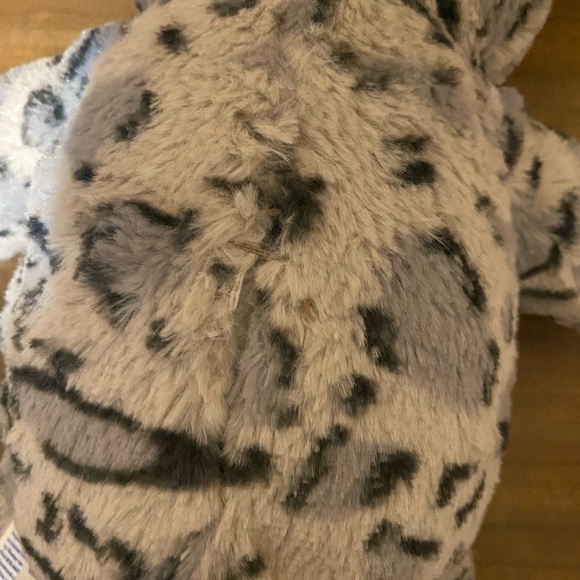 Build A Bear Workshop Plush Snow Leopard Grey Black White Stuffed Animal - Picture 5 of 5